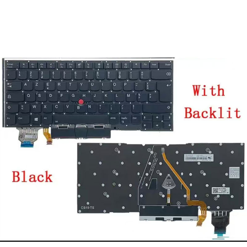 5片全新FR 法文适用X1 Yoga 4TH  2019/5TH 2020 键盘 GEN4 GEN5