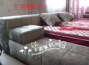 床 软包床 软体床 可拆洗布艺床 榻榻米床 双人单人床1.8大床/q17