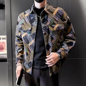 NZ85P65青春流行夹克翻领外穿百搭日系标准春秋单排扣潮潮流男原图片
