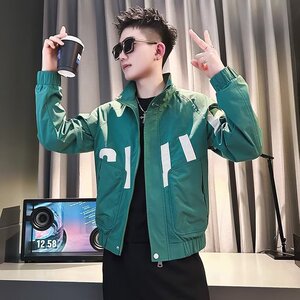 J8923P75春秋潮日系V领新款时尚青春流行长袖潮流男夹克外穿ins慵图片
