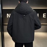 JK8120P80春秋款连帽工装冲锋衣外套男士2024春季新款潮牌克春装，男装夹克，星座218-1（原230）
