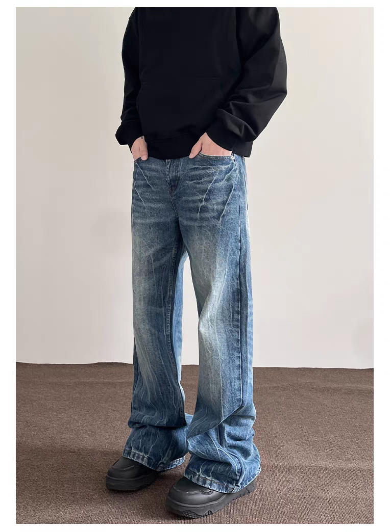 K2029P50百搭ins原宿慵懒日系流行潮流文艺新款气质简约时尚，女装牛仔裤，星座218-1（原230）