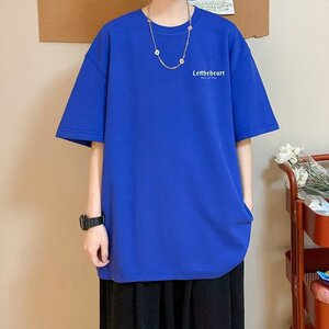 现货G86P25大货 纯棉新款城市风貌圆领潮夏季标准五分袖男图片