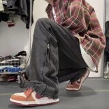 美式复古微喇牛仔裤男款宽松直筒2024新款春秋季潮流痞帅K2010P55，男装牛仔裤，星座218-1（原230）