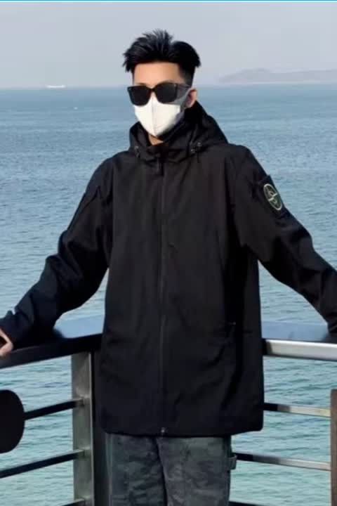 J89P70简约春秋男慵懒夹克新款青春流行长袖原宿标准外穿印花拉链,男装夹克,星座218-1（原230）