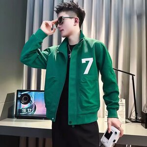 J115P70春秋季个性外套男痞帅潮牌重磅褂子2024新款男装上衣休闲图片