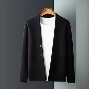 M8013P80秋季商务男装开衫针织衫外穿毛衣男外套秋冬季男士线衣图片