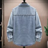 W11P65春秋季牛仔外套男潮流2024新款青少年高中初中学生帅气衬衫，男装夹克，星座218-1（原230）