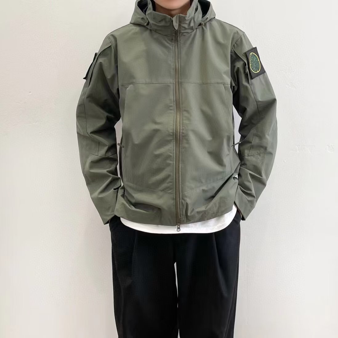 J89P70石头户外登山防水冲锋衣机能防风连帽男女秋冬岛,男装夹克,星座218-1（原230）