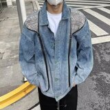 NZ34p85时尚气质潮流慵懒简约原宿文艺日系流行新款ins百搭，男装夹克，星座218-1（原230）
