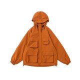 W03p85户外冲锋衣女工装机能风夹克外套单层透气情侣户外徒步武功，女装短外套，星座218-1（原230）