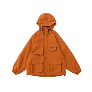 W03p85户外冲锋衣女工装机能风夹克外套单层透气情侣户外徒步武功图片