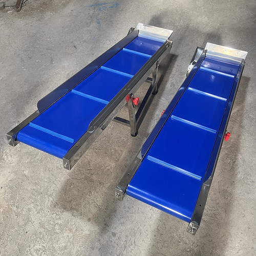 包装机配件输送带PVC斜坡升降