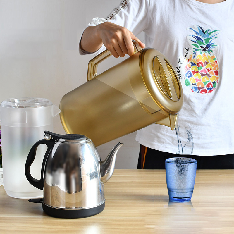 透明茶色塑料防爆大小号冷水壶