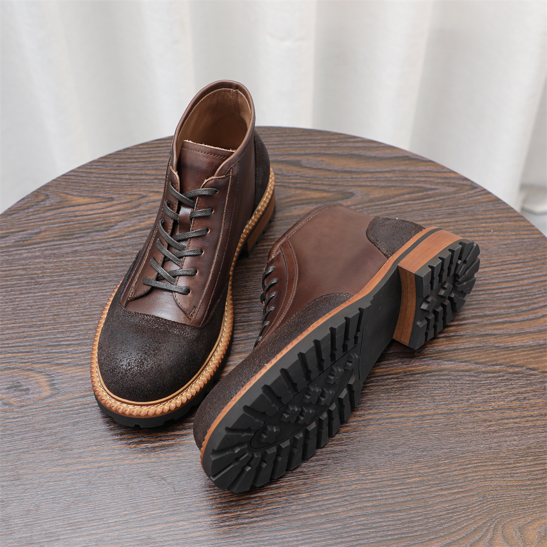 秋冬经典款男机车工装英伦马丁靴