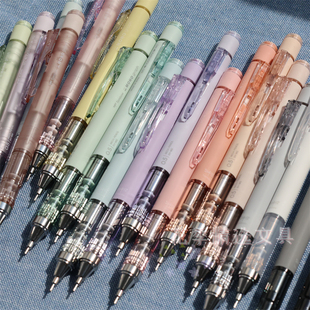 Tombow蜻蜓自动铅笔0.5 琉璃烟熏限定三方联名摇摇铅高颜值低重心