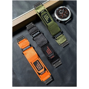 适用佳明Garmin Pro Forerunner965尼战术尼龙手表带 Fenix7