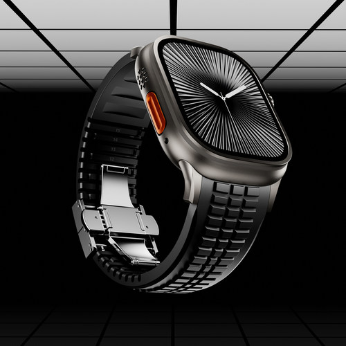 Applewatch绿手雷表带iwatch10高性能硅胶炫酷适用苹果手表ultra