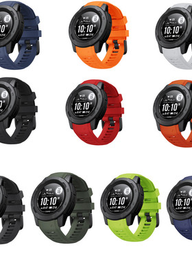 适用Garmin佳明本能2跨界表带instinct 2S智能手表硅胶腕带运动表