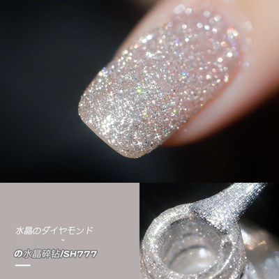 SweetColor爆闪亮片指甲油银色