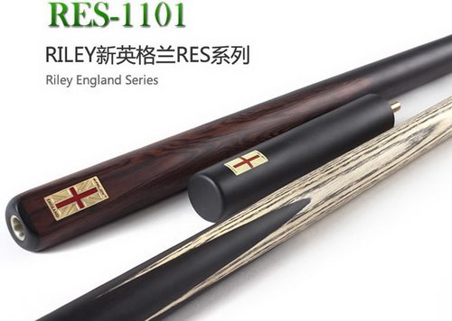 深圳英国Riley斯诺克免漆台球杆小头白蜡木英式杆头RES-1101包邮