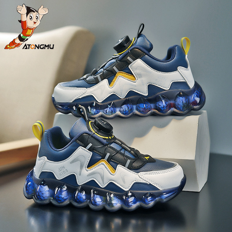 阿童木男童鞋子2022秋冬新款皮面