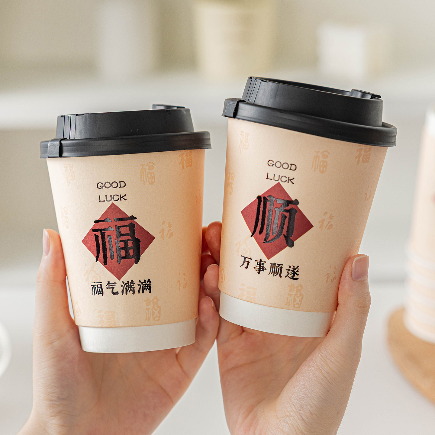 咖啡一次性纸杯家用加厚食品级豆浆耐高温热饮防漏奶茶外出便携带