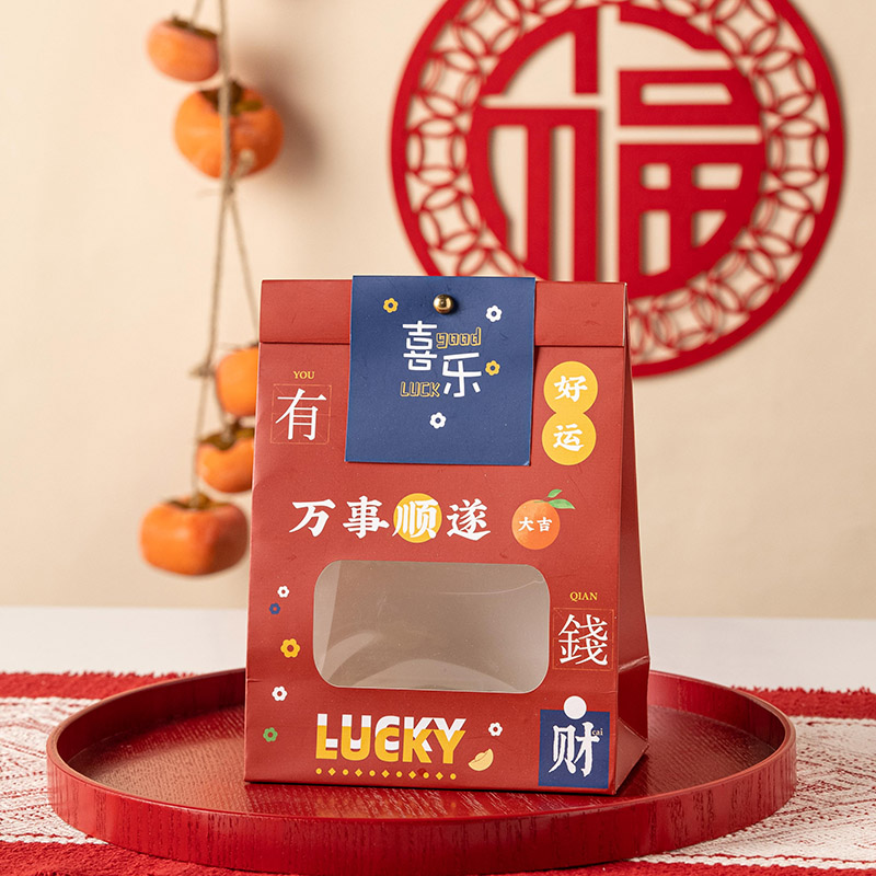 新年雪花酥包装袋饼干虎年专用