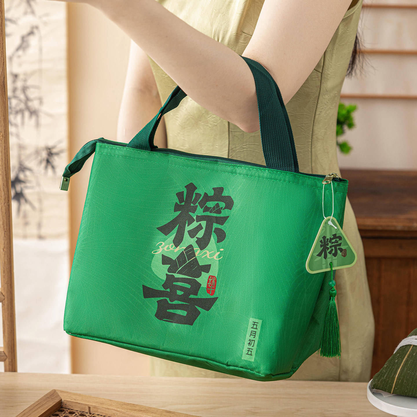 粽子保温袋冷藏保温手提耐用大号2026新款加厚铝箔装冰粽礼品高档