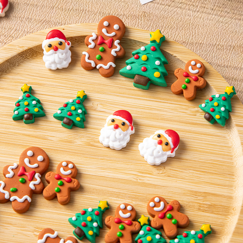 圣诞节蛋糕装饰糖珠彩针小眼睛糖果烘焙曲奇饼干甜品粒巧克力树点