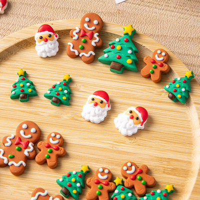 圣诞节蛋糕装饰糖珠彩针小眼睛糖果烘焙曲奇饼干甜品粒巧克力树点