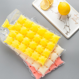一次性冰袋创意自封口百香果袋子冷冻冰块模具速冻器冰格袋制冰袋图片