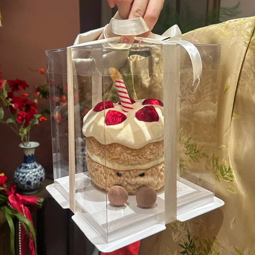 盲盒收纳手办展示架透明摆件高模型乐娃娃泡泡公仔玛特置物盒子