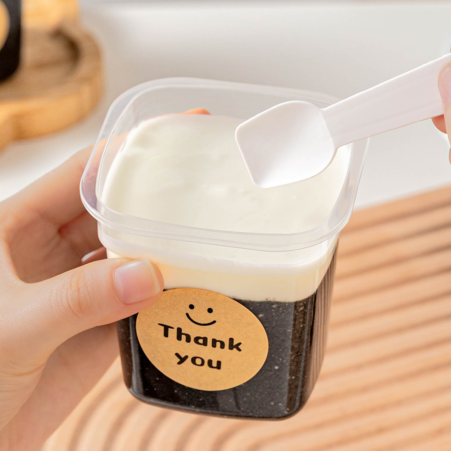 一次性布丁杯子带盖耐高温双皮奶酸专用慕斯果冻甜品碗塑料打包盒