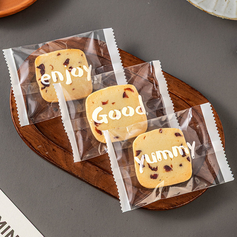 烘焙饼干曲奇独立小包装袋子雪花酥食品级外封口机加厚透明打包