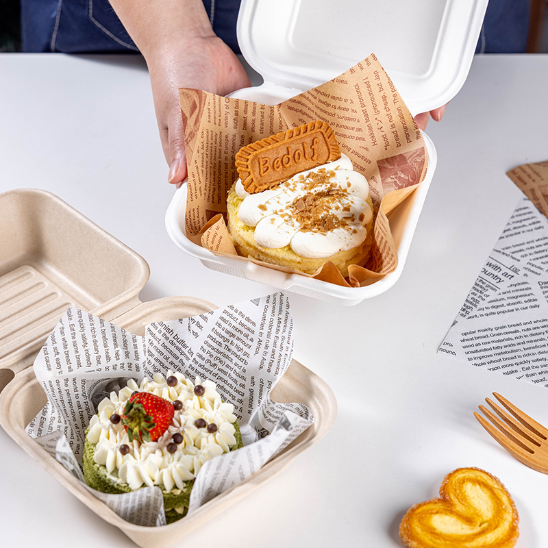 三明治饭团汉堡包装纸食品级一次性油纸垫防水防油淋膜纸打包外带