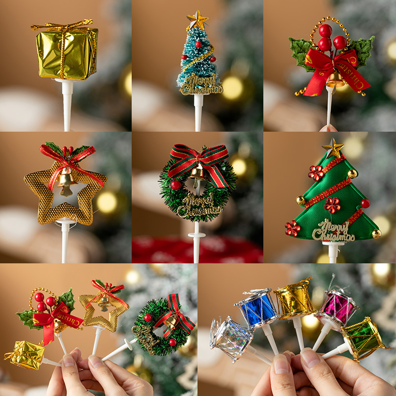 圣诞插牌小插件2025新款