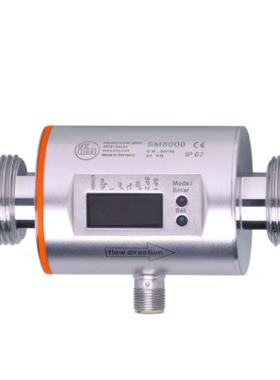现货IFM易福门流量传感器SM8000 SMR11GGXFRKG/US-100电磁流量计