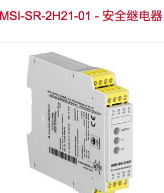原装leuze劳易测安全继电器MSI-SR-2H21-01  MSI-SR-2H21-03