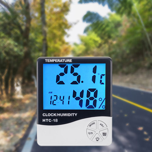 电子温湿度计家用温度计高精度室内数显温度表HTC-1湿度计室温计