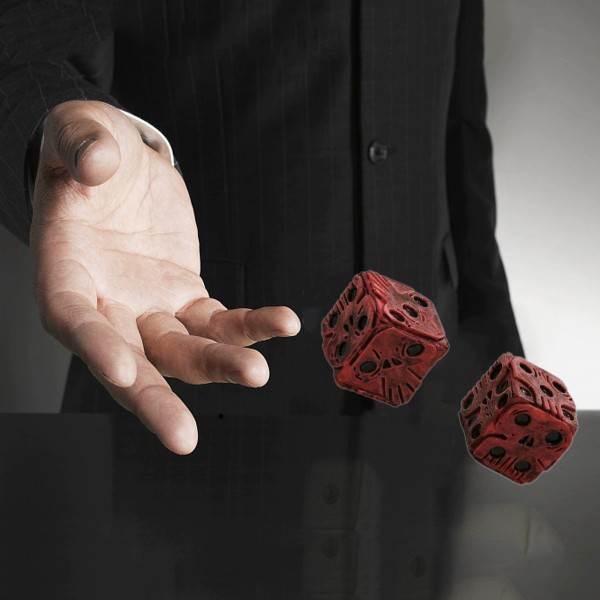 新款红色骷髅骰子游戏新