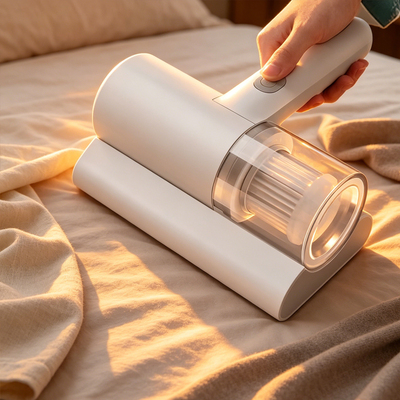 跨境Mini Bed Vacuum Cleaner手持除螨仪家用无线床上迷你吸尘器