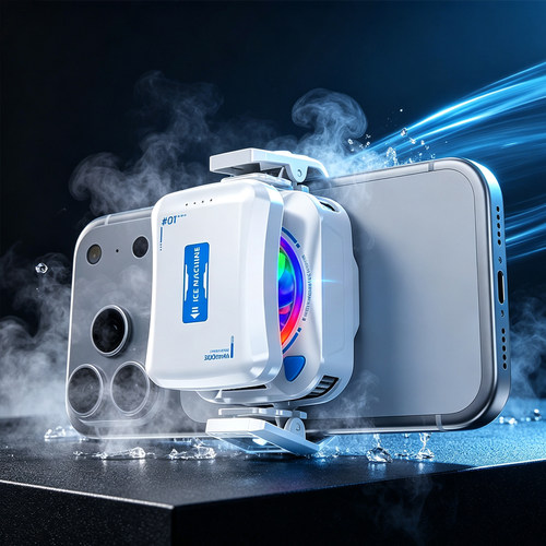 Phone Cooler电池款手机散热器半导体无线超长续航结冰温度数显