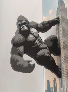 跨境热销2026爆款Magnetic King Kong大猩猩礼物装饰公仔摆件肌肉