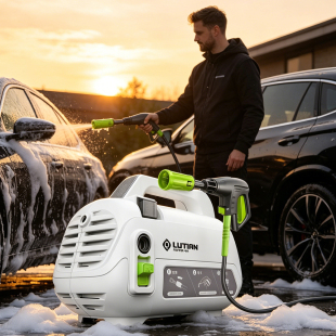 Car washer洗车机 1400W便携式清洗机 家用220v高压水枪刷车神器