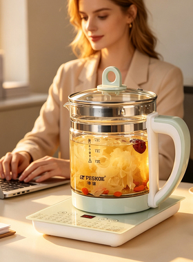 跨境flower teapot家用加厚高硼硅玻璃煮茶器办公室花茶壶养生壶
