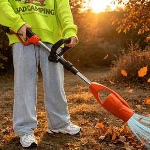 leaf blower吹尘枪吹叶机折叠电动大风力鼓风机吹雪吹尘爆风机