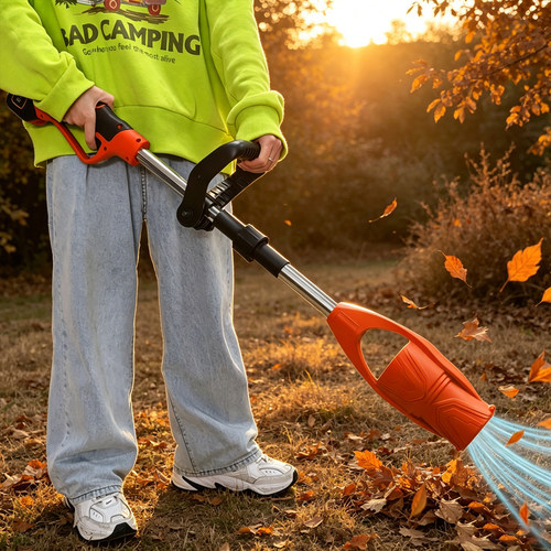 leaf blower吹尘枪吹叶机折叠电动大风力鼓风机吹雪吹尘爆风机