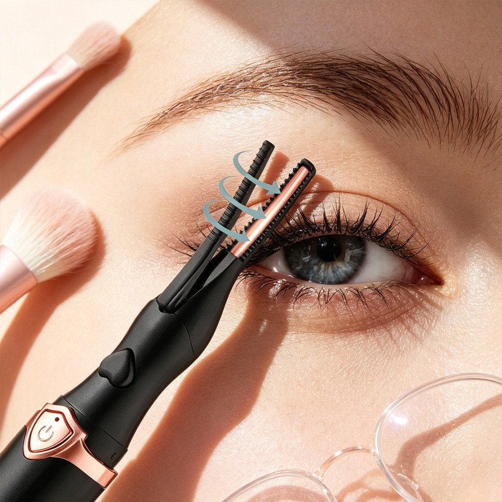 Eyelash curler电热睫毛夹睫毛卷翘器持久定型睫毛烫卷充电加热