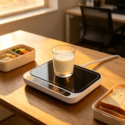 跨境Heater food warmer恒温加热杯垫办公室热牛奶神器保温热菜器